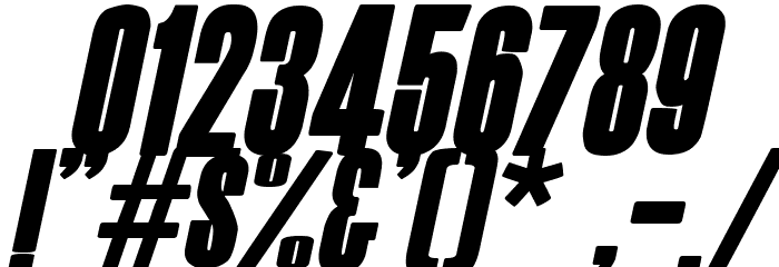 Film Noir Italic Font OTHER CHARS