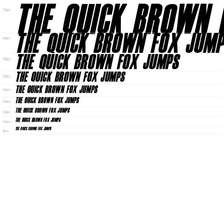 Film Noir Italic Waterfall