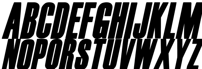 Film Noir Italic Font LOWERCASE