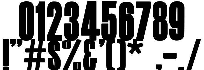 Film Noir Font OTHER CHARS