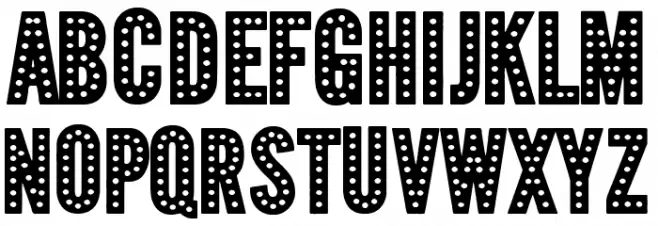 Film Premieres Schriftart Groß