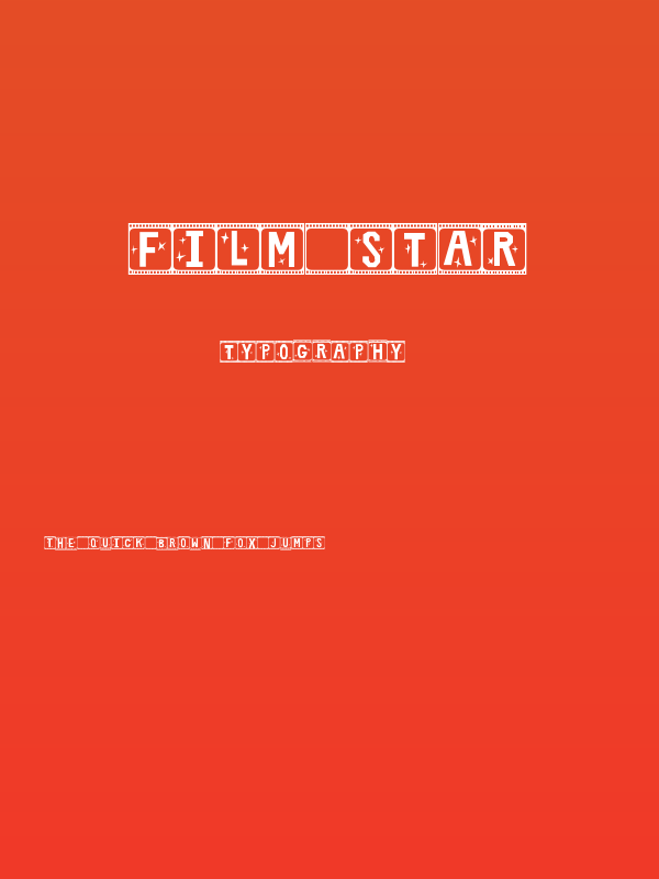 Film Star Poster