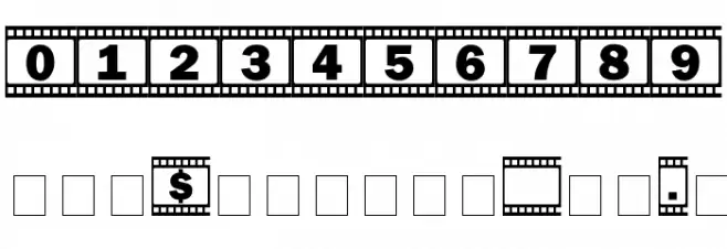 FilmStrip Font OTHER CHARS