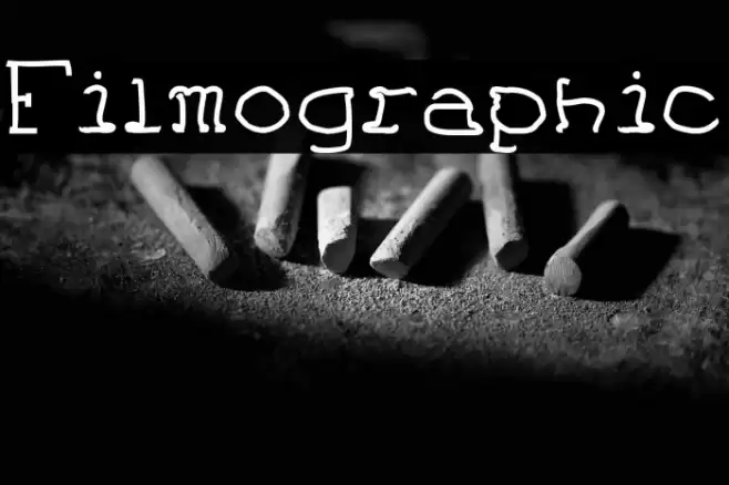 Filmographic Font examples