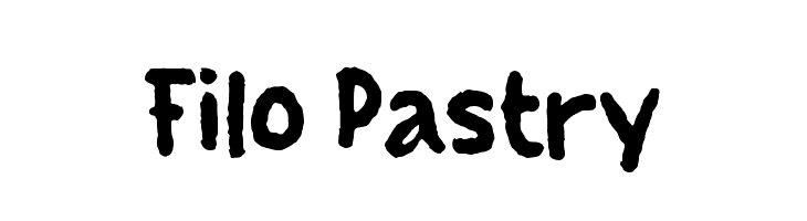 Filo Pastry  font caratteri gratis