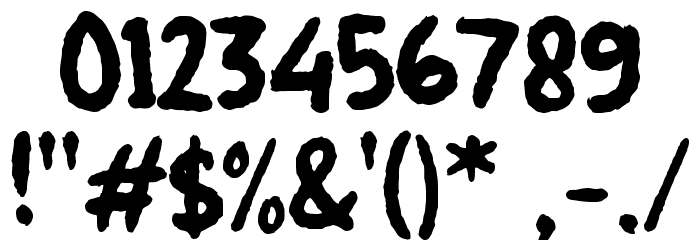Filo Pastry Font OTHER CHARS