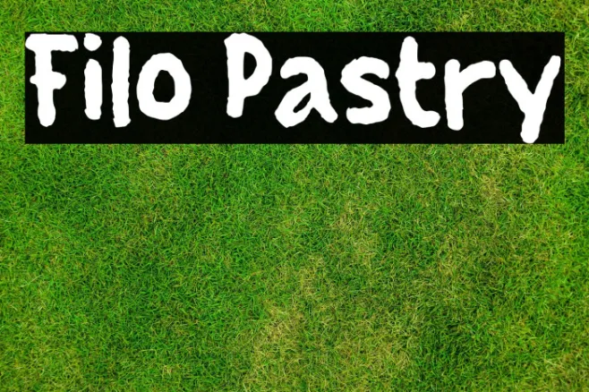 Filo Pastry Example 1