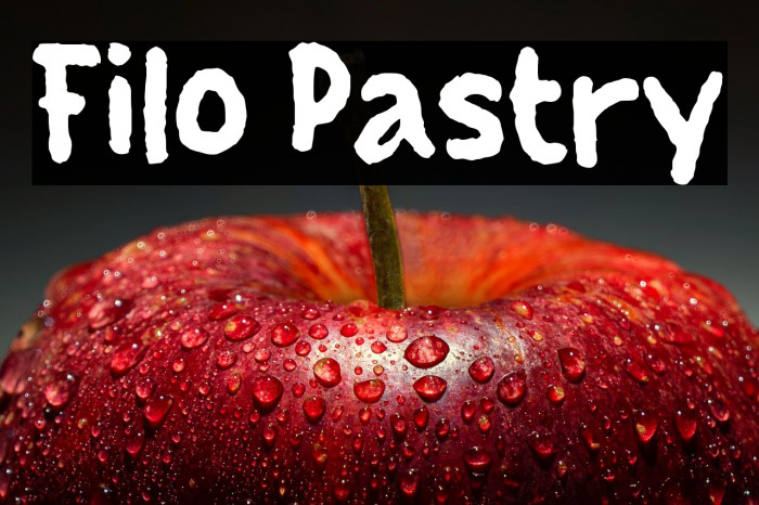 Filo Pastry Example 2