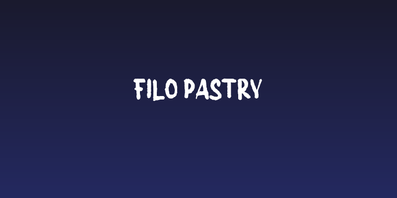Filo Pastry Social Header