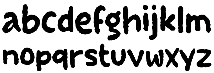 Filo Pastry Font LOWERCASE