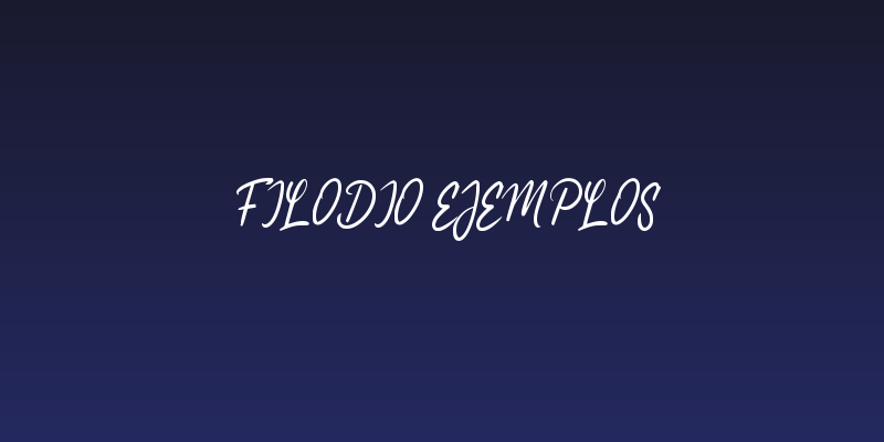 Filodio Ejemplos Social Header