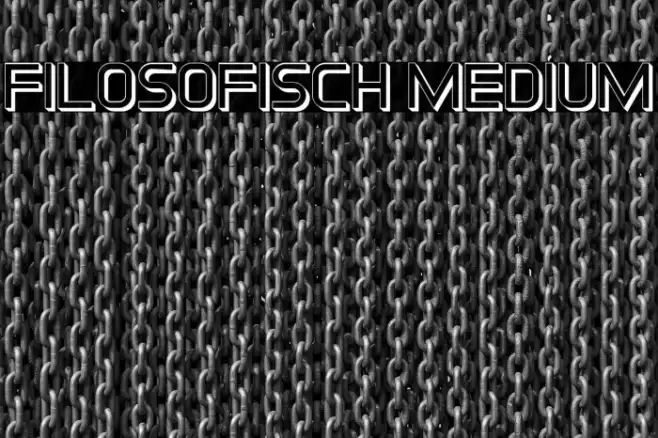 Filosofisch Medium Font examples