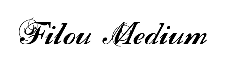 Filou Medium Font