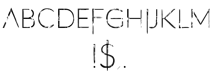 Filth of Icarus 2 Font OTHER CHARS