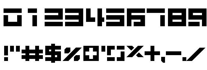 Filthy Bassline Font OTHER CHARS