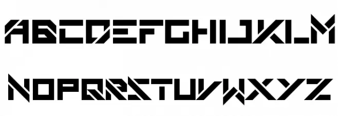 Filthy Bassline Schriftart Groß