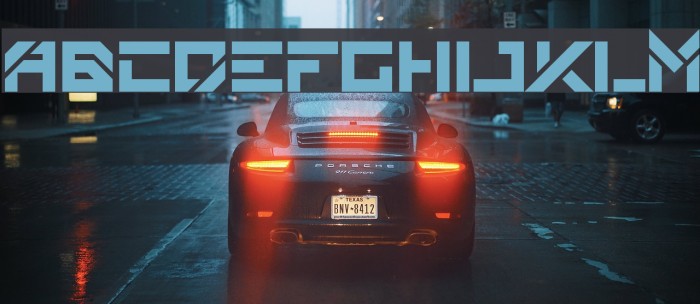 Filthy Bassline Font examples