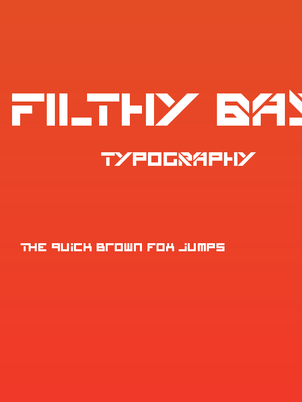 Filthy Bassline Poster