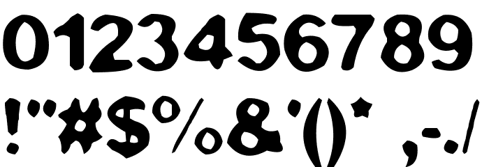 Filthy Habits Font OTHER CHARS