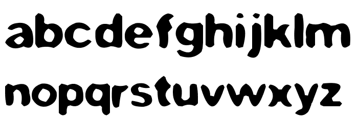Filthy Habits Font LOWERCASE