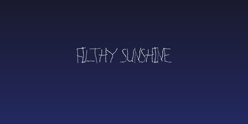 Filthy Sunshine Social Header