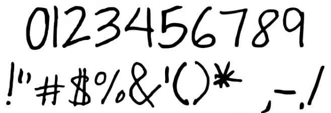 Filthyrich Regular Шрифта ДРУГИЕ символов