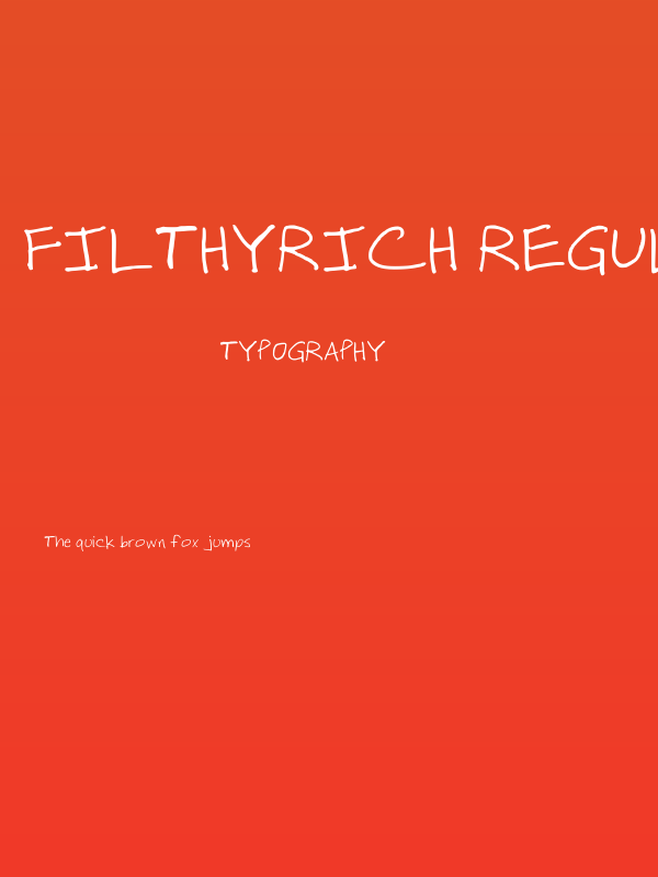 Filthyrich Regular Poster