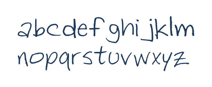 Filthyrich Regular Lowercase