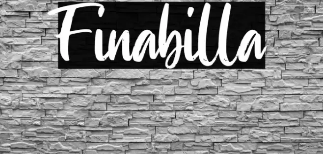 Finabilla Caratteri examples