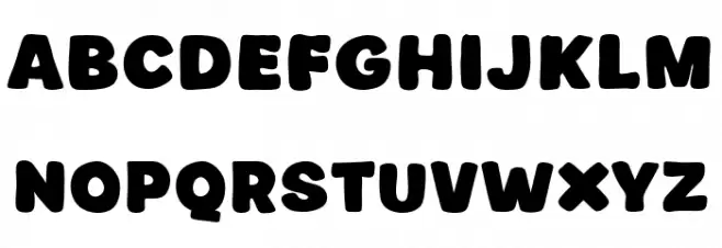 Final Draft Schriftart Groß
