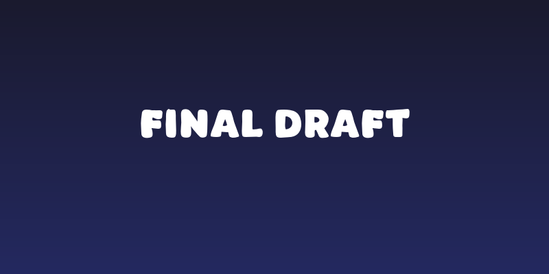 Final Draft Social Header
