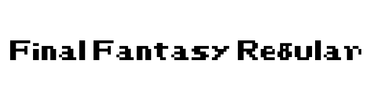 Final Fantasy Regular  नि: शुल्क फ़ॉन्ट्स डाउनलोड