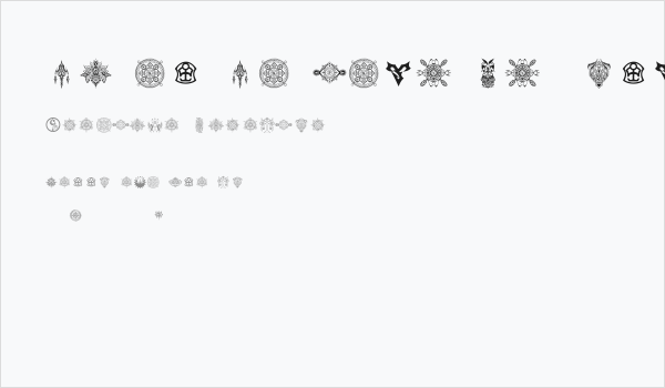 Final Fantasy Symbols Business Card