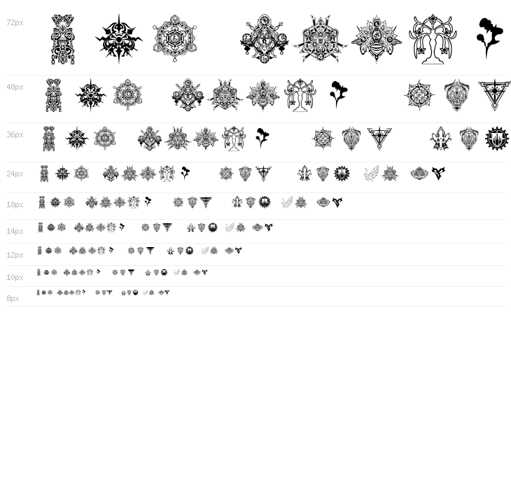 Final Fantasy Symbols Waterfall