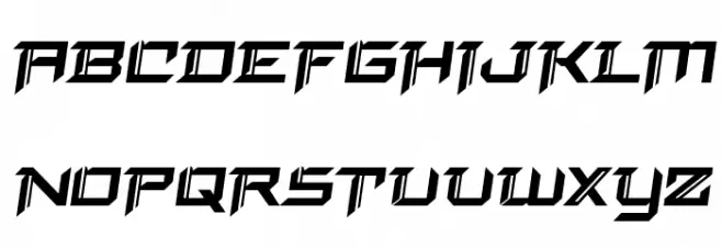 Final Front Bold Semi-Italic 字体 大写