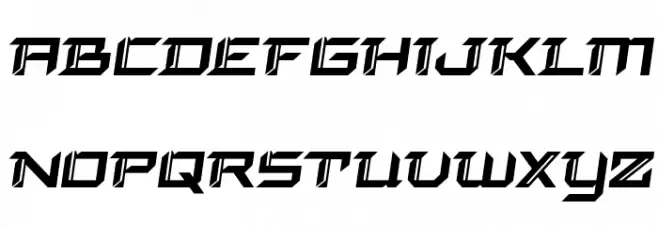 Final Front Bold Semi-Italic Schriftart Kleinbuchstaben