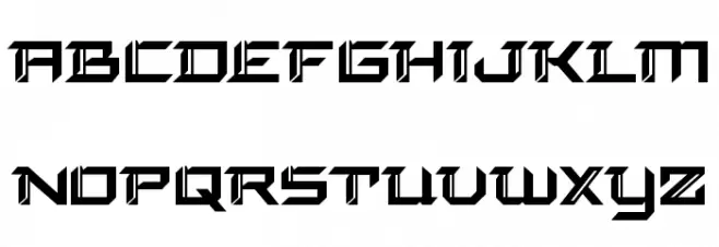 Final Front Bold 字体 小写
