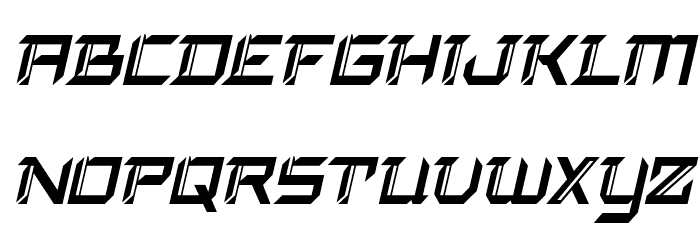 Final Front Condensed Italic Font LOWERCASE