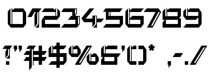 Final Front Condensed Font OTHER CHARS