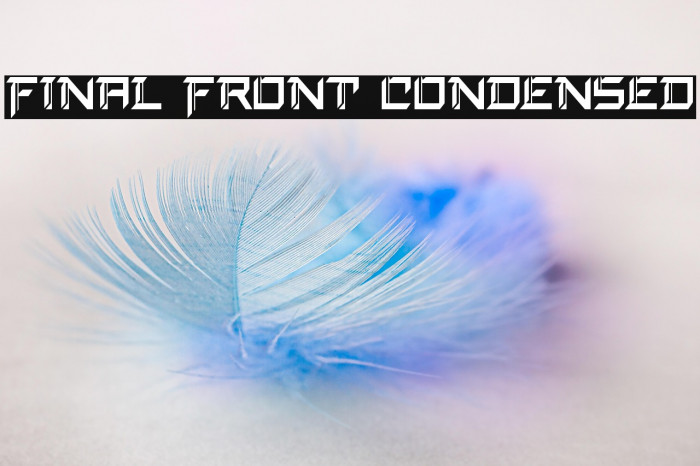 Final Front Condensed Example 1