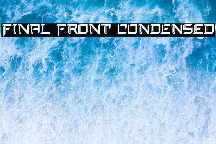 Final Front Condensed Example 2