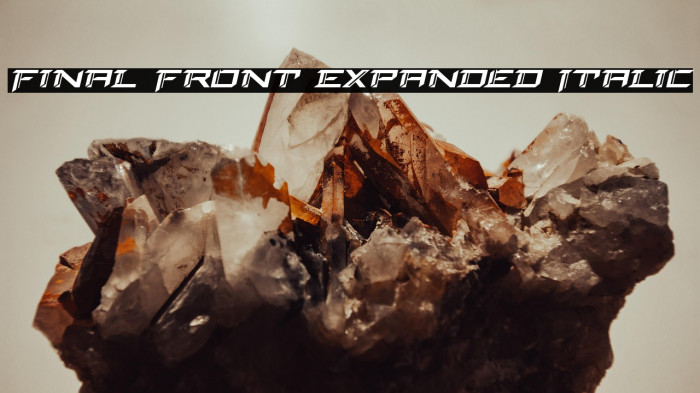 Final Front Expanded Italic Example 2
