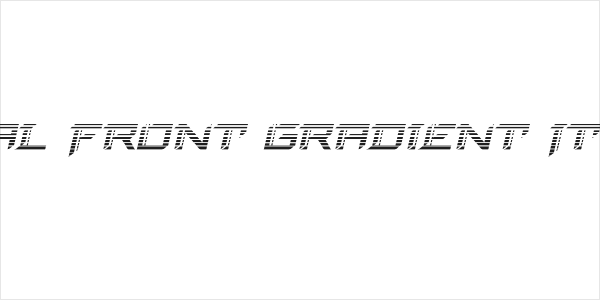 Final Front Gradient Italic Logo