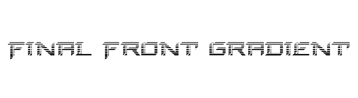 Final Front Gradient  नि: शुल्क फ़ॉन्ट्स डाउनलोड