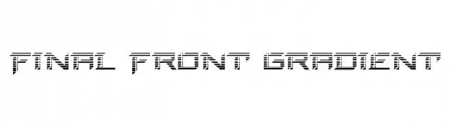 Final Front Gradient  تنزيل الخطوط