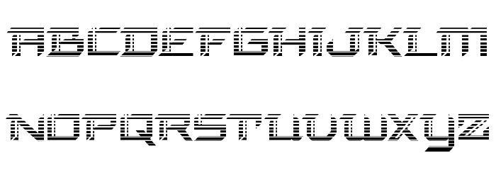 Final Front Gradient Font LOWERCASE