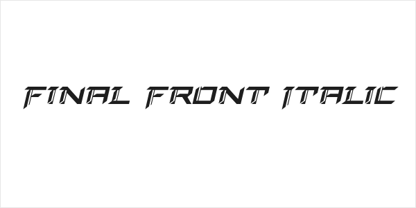 Final Front Italic Logo