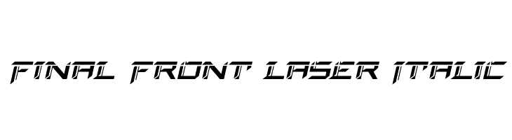 Final Front Laser Italic  لخطوط تنزيل