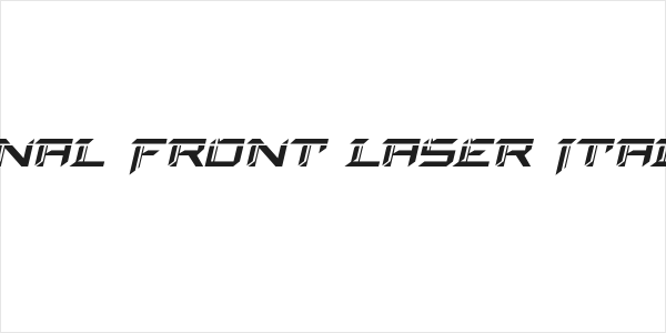 Final Front Laser Italic Logo