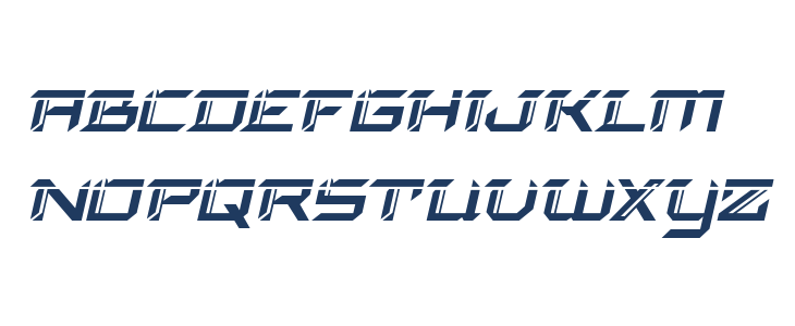 Final Front Laser Italic Lowercase